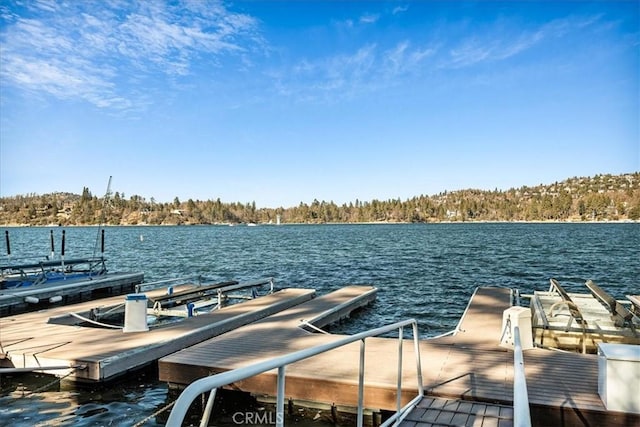 28906 Palisades Dr, Lake Arrowhead, CA 92352 - dock area featuring a water view