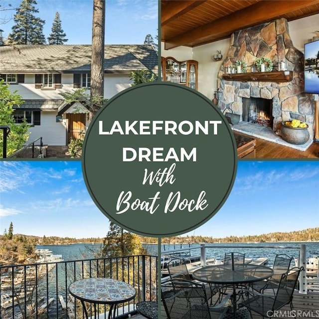 28906 Palisades Dr, Lake Arrowhead, CA 92352 - community / neighborhood sign featuring a water view