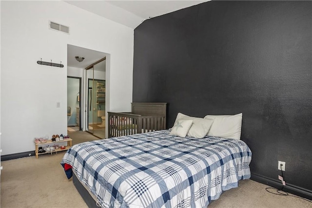 1758 Pala Lake Dr, Fallbrook, CA 92028 - bedroom featuring carpet flooring and vaulted ceiling