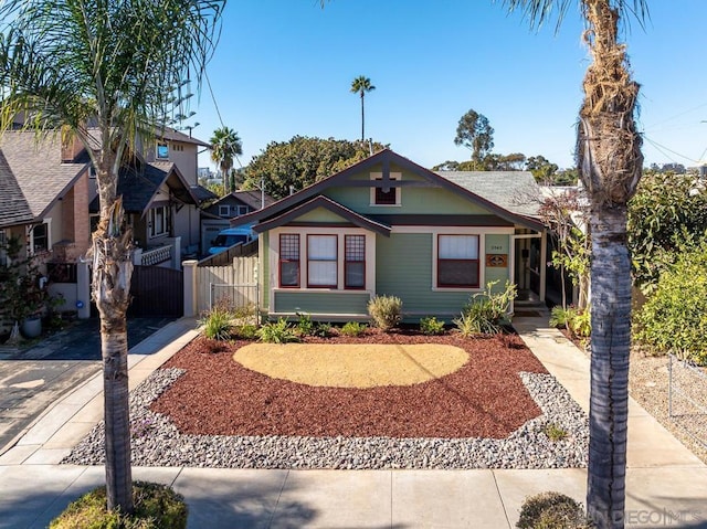 view of bungalow