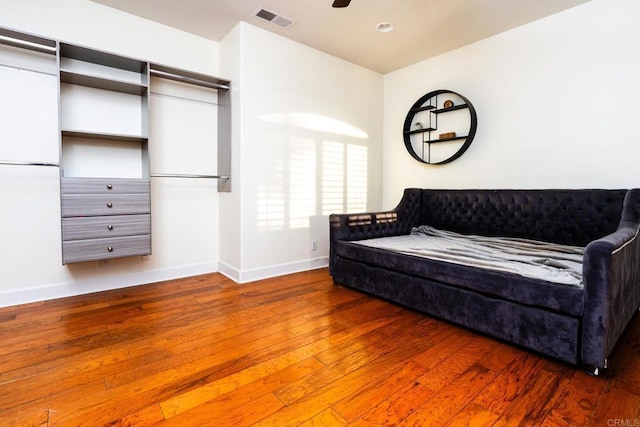 interior space featuring hardwood / wood-style flooring