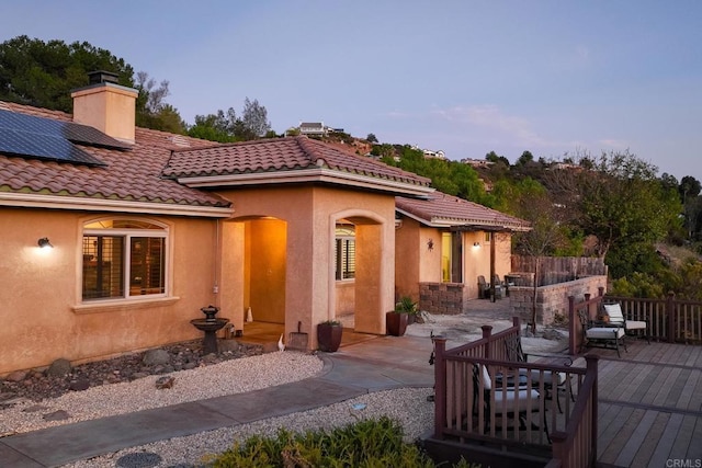 exterior space featuring a patio