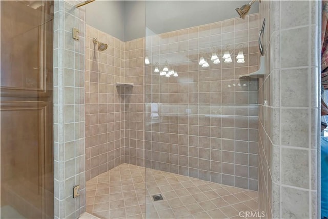 bathroom with walk in shower