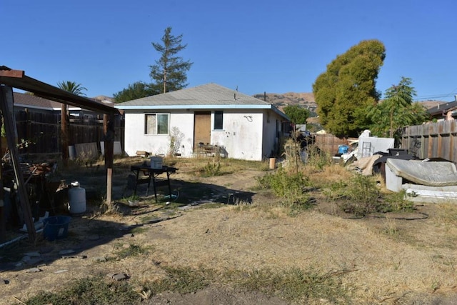 view of rear view of property