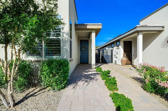 view of entrance to property