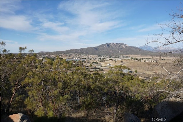 view of mountain feature