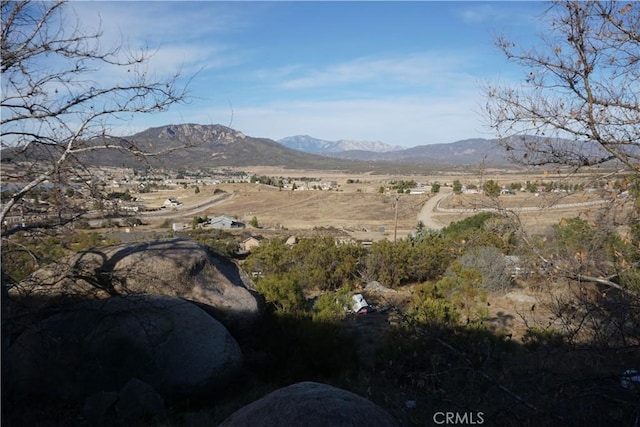 view of mountain feature