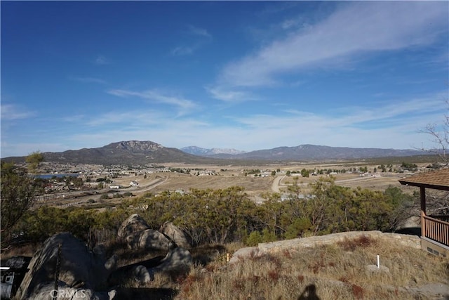 view of mountain feature