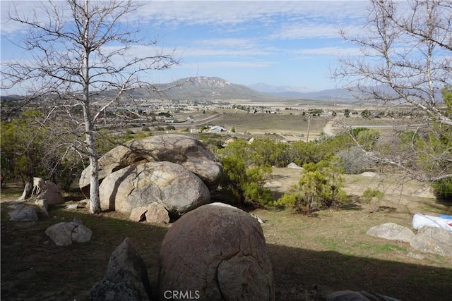 view of mountain feature