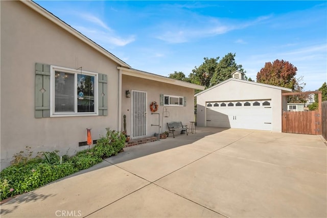 view of ranch-style home