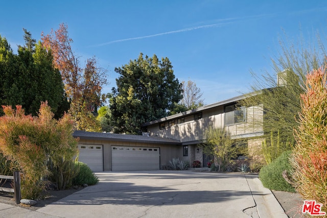 front facade featuring a garage