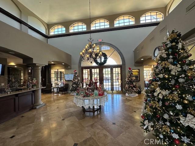 view of community lobby