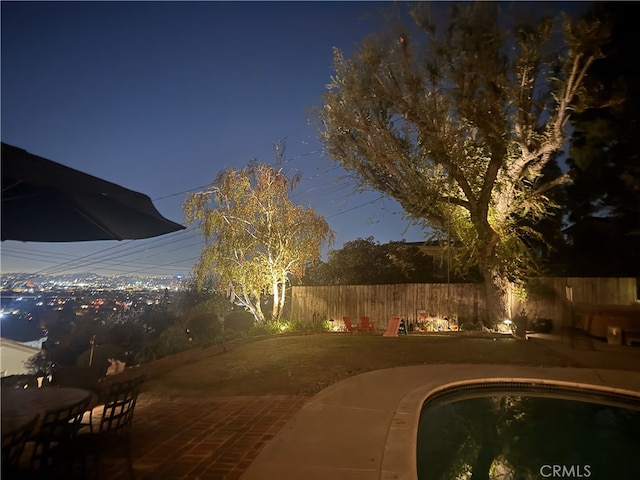 exterior space featuring a patio