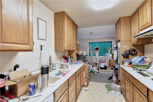 kitchen featuring sink