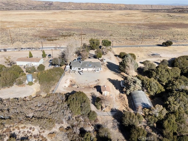 drone / aerial view featuring a rural view