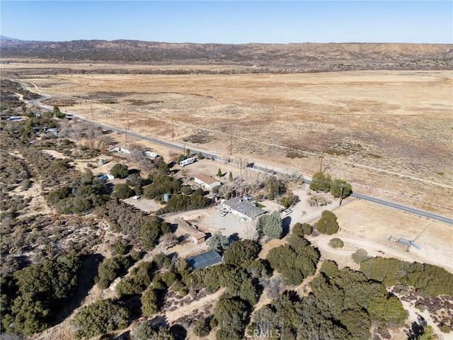 bird's eye view with a rural view