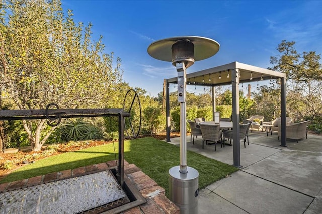 view of patio / terrace with outdoor lounge area