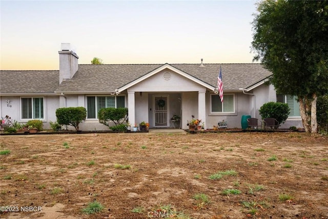 view of ranch-style house