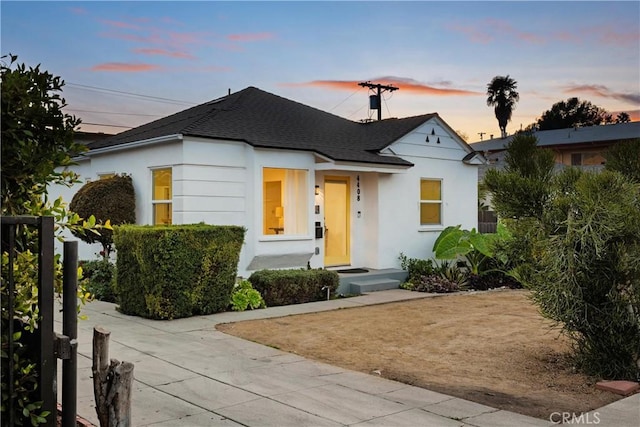 view of front of home