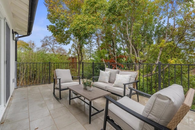 view of patio / terrace with outdoor lounge area