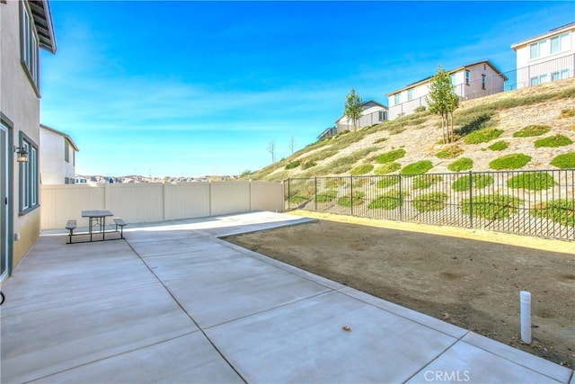 view of yard featuring a patio