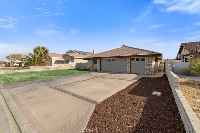 ranch-style house with a garage