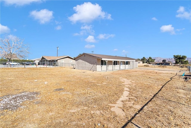 view of rear view of house