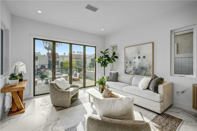 view of living room