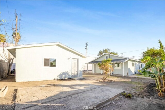 view of rear view of property