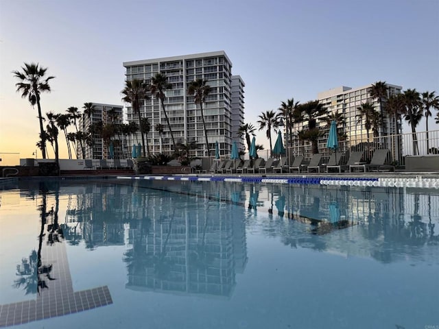 view of community pool