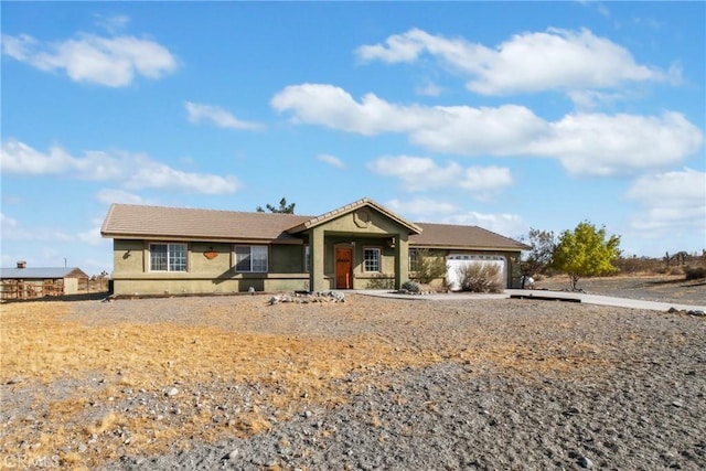 ranch-style house with a garage