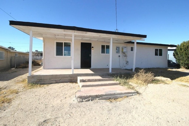 view of front of home