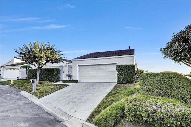 view of front of home with a front yard