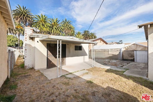 view of rear view of house