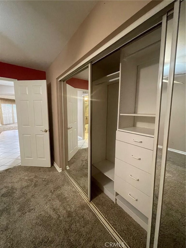 view of closet