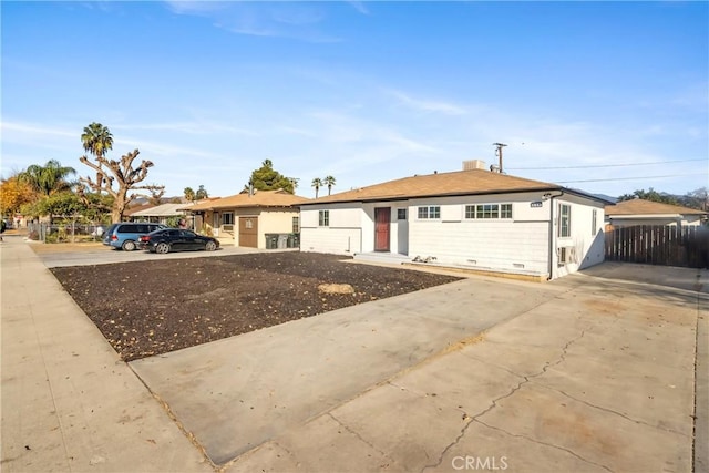 view of ranch-style house