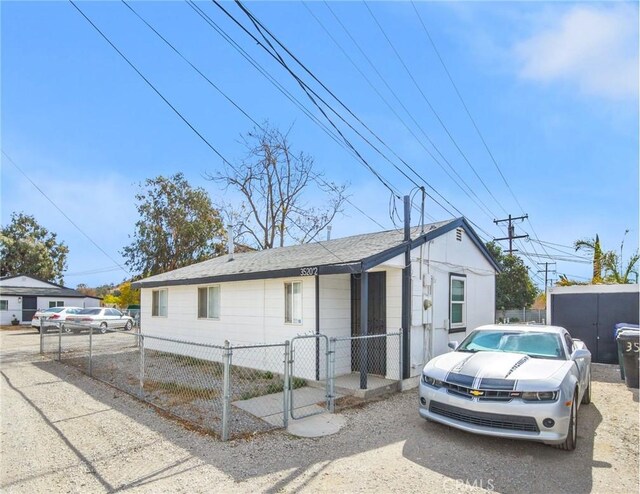 view of front of home