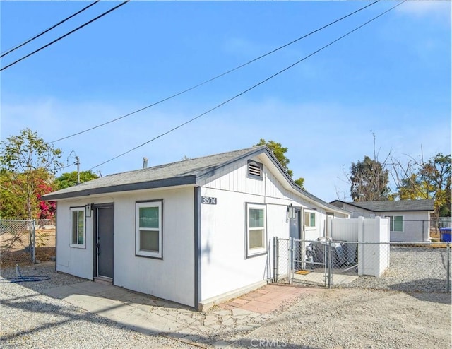 view of rear view of property