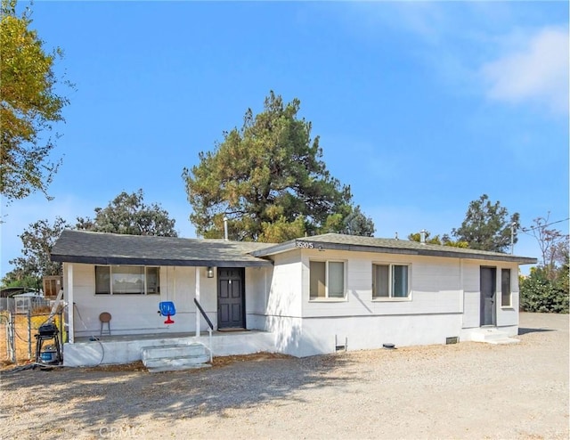 view of ranch-style house