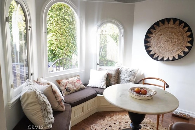 sunroom / solarium with a healthy amount of sunlight