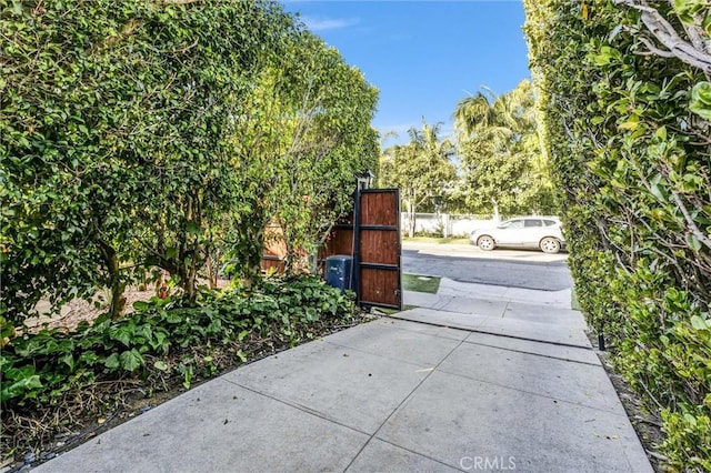 view of patio / terrace with fence