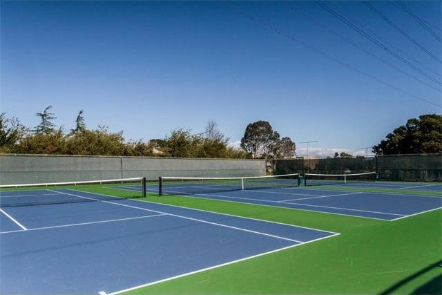 view of sport court featuring basketball court