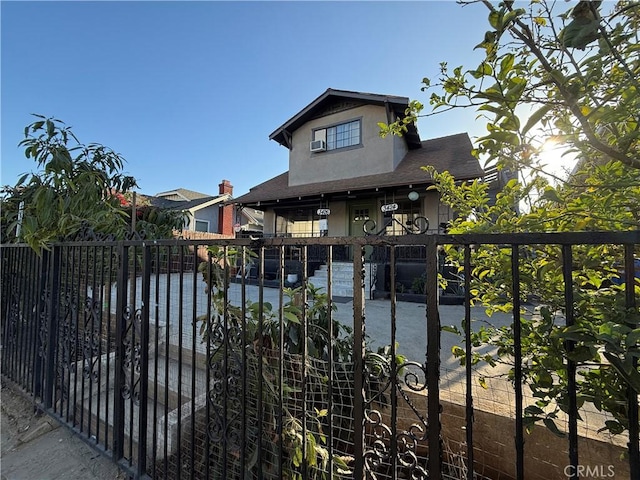 view of front of home