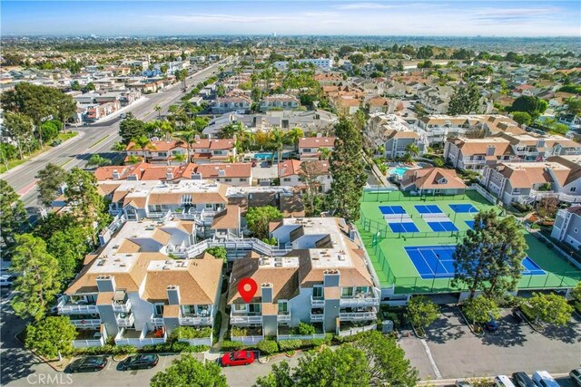 bird's eye view featuring a residential view