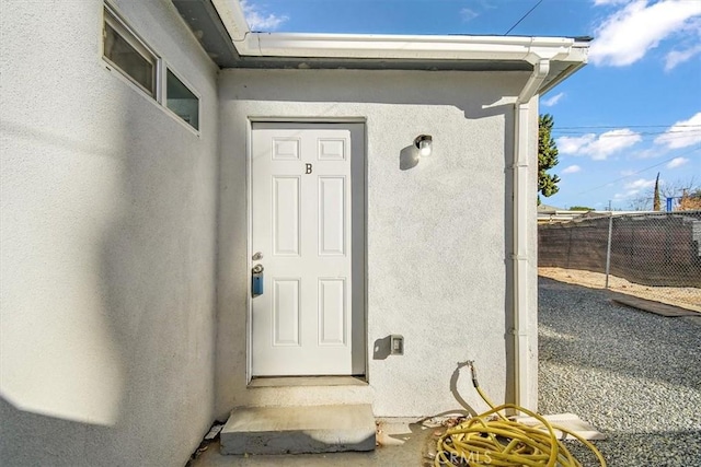 view of property entrance