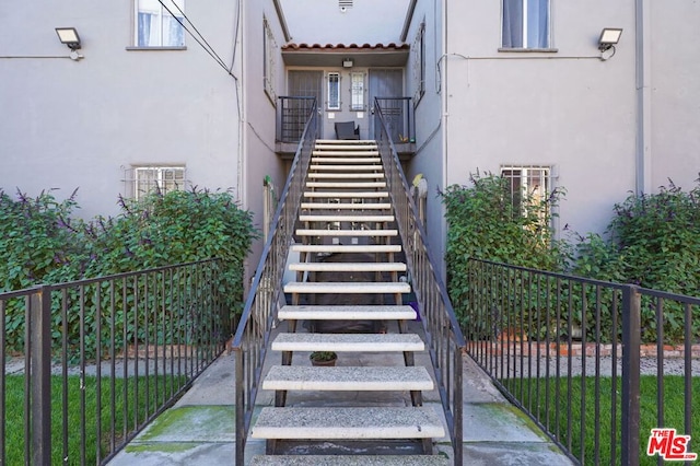 view of stairs