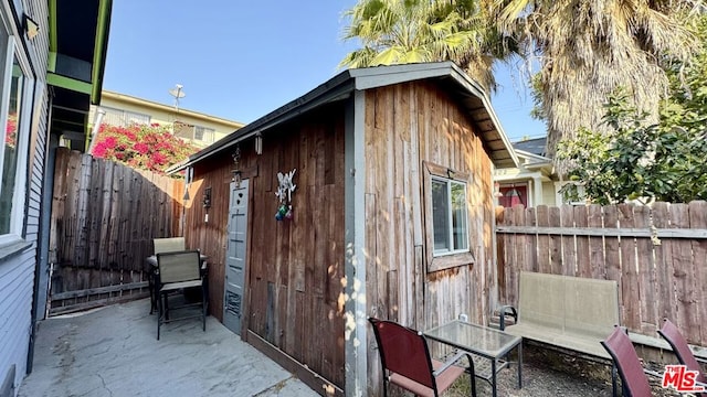 view of outbuilding