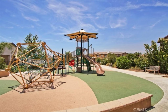 view of jungle gym