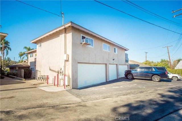 view of home's exterior featuring a garage