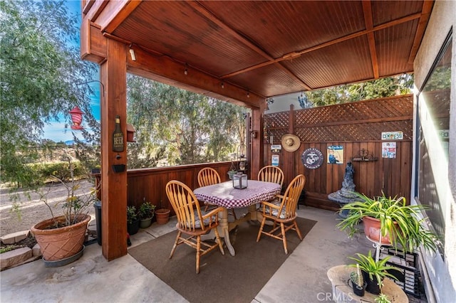 view of patio / terrace